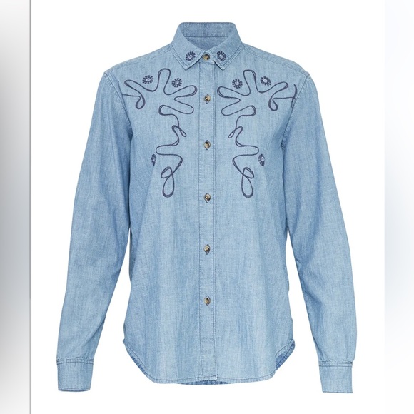 M.i.h. Jeans Chambray Vigo Shirt - Picture 3 of 9